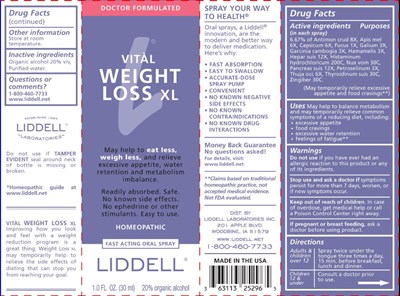 LIDL68 Vital Weight Loss XL CTN 8 8 18